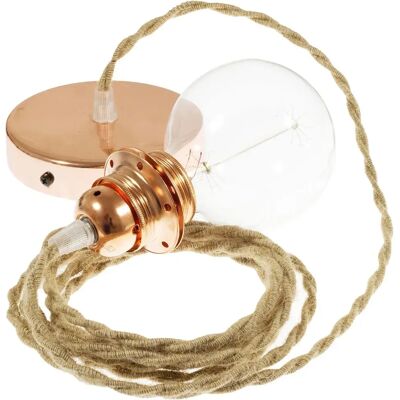 Creative Lámpara Colgante Pendel Para Pantalla Tn06 Diy 1 M Beige / Copper One Size Creative Lámpara Colgante Pendel Para Pantalla Tn06 Diy 1 M Beige / Copper One Size