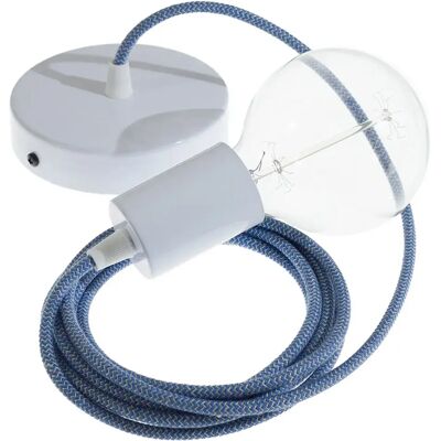 Creative Lámpara Colgante Rd75 Zigzag 50 Cm Steward Blue / White One Size Creative Lámpara Colgante Rd75 Zigzag 50 Cm Steward Blue / White One Size