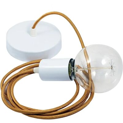 Creative Lámpara Colgante Rm05 50 Cm Gold / White One Size Creative Lámpara Colgante Rm05 50 Cm Gold / White One Size