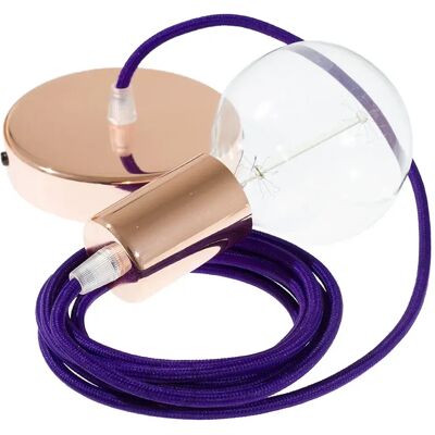Creative Lámpara Colgante Rm14 50 Cm Violet / Copper One Size Creative Lámpara Colgante Rm14 50 Cm Violet / Copper One Size