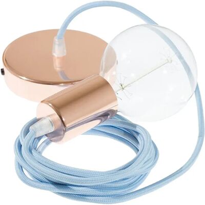 Creative Lámpara Colgante Rm17 1 M Diy Light Blue / Copper One Size Creative Lámpara Colgante Rm17 1 M Diy Light Blue / Copper One Size