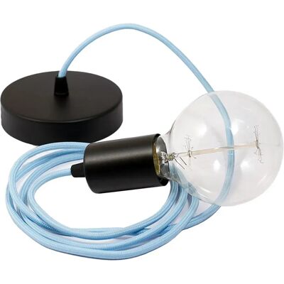 Creative Lámpara Colgante Rm17 50 Cm Light Blue / Black One Size Creative Lámpara Colgante Rm17 50 Cm Light Blue / Black One Size