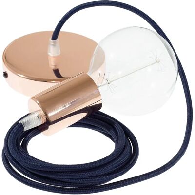 Creative Lámpara Colgante Rm20 50 Cm Dark Blue / Copper One Size Creative Lámpara Colgante Rm20 50 Cm Dark Blue / Copper One Size