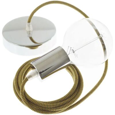 Creative Lámpara Colgante Rz27 Zigzag 50 Cm Golden Honey / Anthracite / Chrome Plated One Size Creative Lámpara Colgante Rz27 Zigzag 50 Cm Golden Honey / Anthracite / Chrome Plated One Size