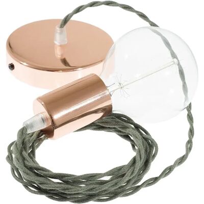 Creative Lámpara Colgante Tc63 50 Cm Diy Greyish Green / Copper One Size Creative Lámpara Colgante Tc63 50 Cm Diy Greyish Green / Copper One Size