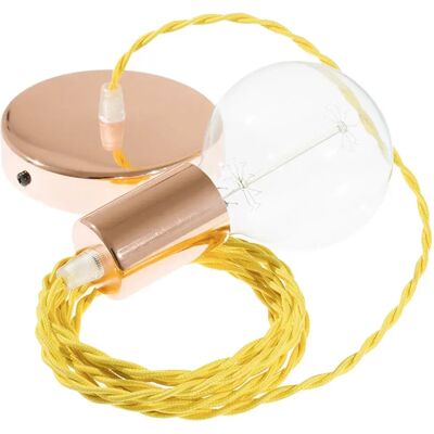 Creative Lámpara Colgante Tm10 50 Cm Diy Yellow / Copper One Size Creative Lámpara Colgante Tm10 50 Cm Diy Yellow / Copper One Size