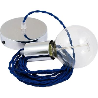 Creative Lámpara Colgante Tm12 50 Cm Blue / Chrome Plated One Size Creative Lámpara Colgante Tm12 50 Cm Blue / Chrome Plated One Size