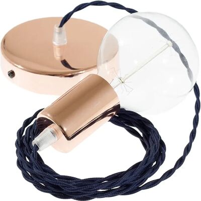 Creative Lámpara Colgante Tm20 50 Cm Diy Dark Blue / Copper One Size Creative Lámpara Colgante Tm20 50 Cm Diy Dark Blue / Copper One Size