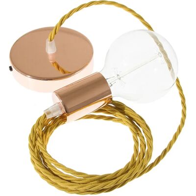 Creative Lámpara Colgante Tm25 50 Cm Diy Mustard / Copper One Size Creative Lámpara Colgante Tm25 50 Cm Diy Mustard / Copper One Size