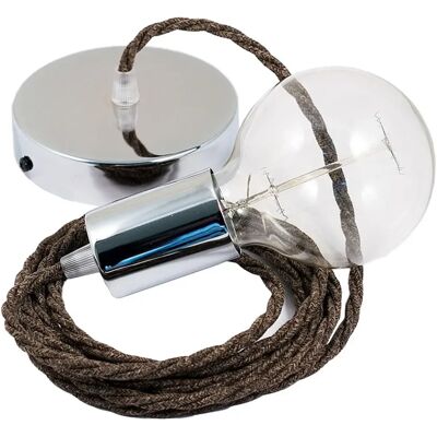 Creative Lámpara Colgante Tn04 2 M Diy Brown / Chrome Plated One Size Creative Lámpara Colgante Tn04 2 M Diy Brown / Chrome Plated One Size