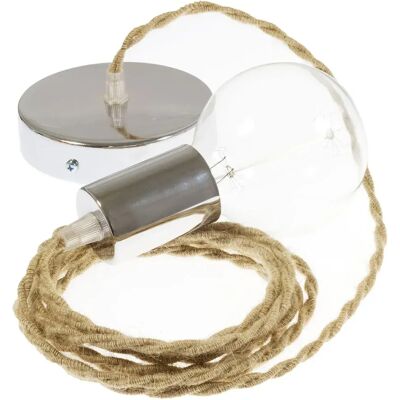 Creative Lámpara Colgante Tn06 1 M Beige / Chrome Plated One Size Creative Lámpara Colgante Tn06 1 M Beige / Chrome Plated One Size