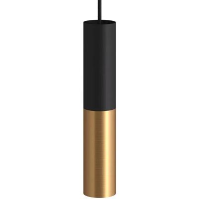 Creative Foco Tub-e14 Doble Tubo Metálico. Con Doble Aro Portalámparas Black / Satin Brass One Size Creative Foco Tub-e14 Doble Tubo Metálico. Con Doble Aro Portalámparas Black / Satin Brass One Size