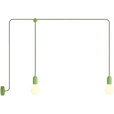 Creative Lámpara De Exterior F-snake Eiva Ip65 De 2 Luces Con Rosetón Con Bulb Prado Green One Size Creative Lámpara De Exterior F-snake Eiva Ip65 De 2 Luces Con Rosetón Con Bulb Prado Green One Size