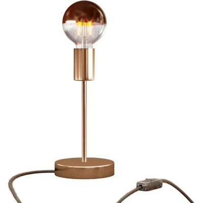Creative Lámpara De Mesa Alzaluce Half Cup De Metal Con Enchufe De 2 Polos-interruptor Copper One Size Creative Lámpara De Mesa Alzaluce Half Cup De Metal Con Enchufe De 2 Polos-interruptor Copper One Size