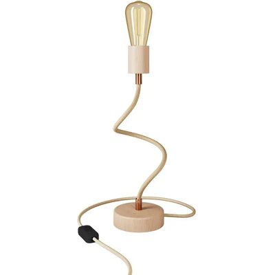 Creative Lámpara De Mesa Articulada De Madera Con Luz Difusa-mesa Flexible De Madera Con Enchufe-con Bulb Inglés Neutral One Size Creative Lámpara De Mesa Articulada De Madera Con Luz Difusa-mesa Flexible De Madera Con Enchufe-con Bulb Inglés Neutral One Size