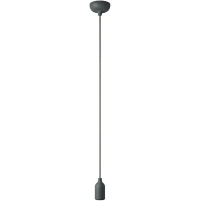 Creative Lámpara Colgante Colorida Con Cable Textil Silicona Grey One Size Creative Lámpara Colgante Colorida Con Cable Textil Silicona Grey One Size
