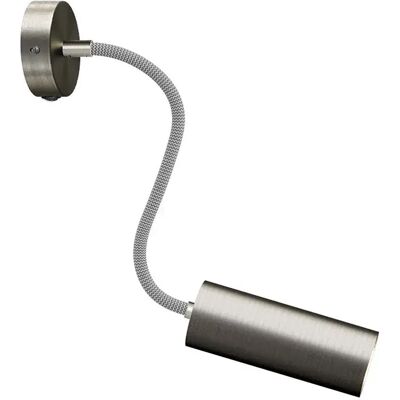 Creative Lámpara Fermaluce Flex 30 Con Mini Roseta Con Interruptor Y Foco Con Pantalla Tub-e14-con Bulb Satin Titanium One Size Creative Lámpara Fermaluce Flex 30 Con Mini Roseta Con Interruptor Y Foco Con Pantalla Tub-e14-con Bulb Satin Titanium One Size