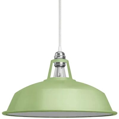 Creative Pantalla De Lámpara De Puerto En Metal Esmaltado Para Casquillo E27 38 Cm Meadow Green One Size Creative Pantalla De Lámpara De Puerto En Metal Esmaltado Para Casquillo E27 38 Cm Meadow Green One Size