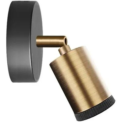 Creative Foco Mini Gu10 Orientable De Pared O Techo Con Articulación Satin Brass One Size Creative Foco Mini Gu10 Orientable De Pared O Techo Con Articulación Satin Brass One Size
