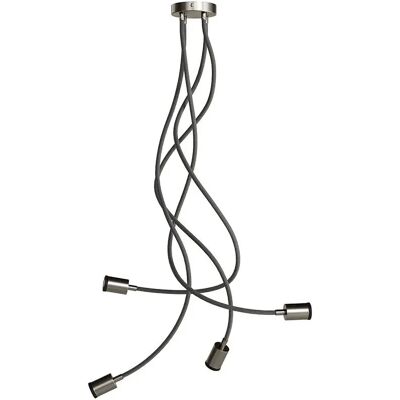 Creative Mini Foco Gu10 Flex 90 Lámpara De Pared Y Techo Satin Titanium One Size Creative Mini Foco Gu10 Flex 90 Lámpara De Pared Y Techo Satin Titanium One Size