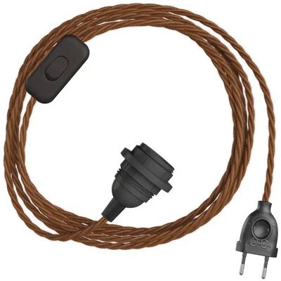 Creative Pantalla De Lámpara Snakebis Twisted E27-juego De Cable Con Portalámparas. Cable Trenzado De Tela Y Enchufe De Dos Clavijas 1.8 M Deer in Cotton One Size Creative Pantalla De Lámpara Snakebis Twisted E27-juego De Cable Con Portalámparas. Cable Trenzado De Tela Y Enchufe De Dos Clavijas 1.8 M Deer in Cotton One Size