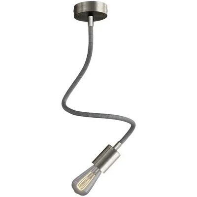 Lámpara De Techo O Pared Creative Flex Con Bulb 60 Cm Satin Titanium One Size Lámpara De Techo O Pared Creative Flex Con Bulb 60 Cm Satin Titanium One Size