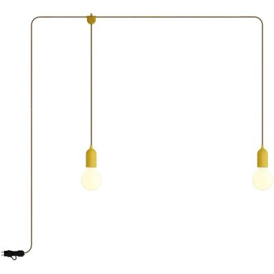 Creative Lámpara Exterior F-snake Eiva Con 2 Luces Portátiles Con Bombilla Mustard One Size Creative Lámpara Exterior F-snake Eiva Con 2 Luces Portátiles Con Bombilla Mustard One Size