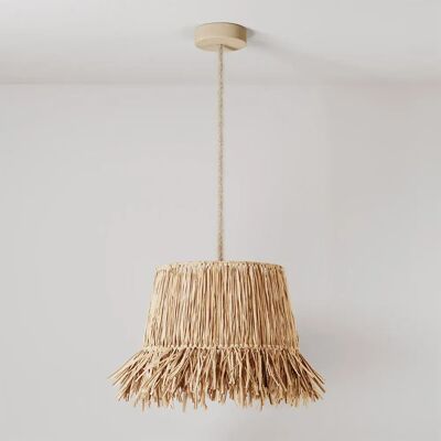 Creative Lámpara Colgante Without Bulb Honolulu With Raffia Shade Transparent One Size Creative Lámpara Colgante Without Bulb Honolulu With Raffia Shade Transparent One Size