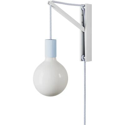 Creative Aplique De Metal Con Enchufe Con Bulb Light Blue One Size Creative Aplique De Metal Con Enchufe Con Bulb Light Blue One Size
