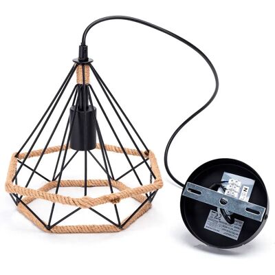 Aigostar Lámpara Colgante E27 60w Brown One Size Aigostar Lámpara Colgante E27 60w Brown One Size