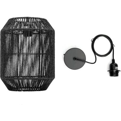 Aigostar Lámpara Colgante E27 60w Grey / Black One Size Aigostar Lámpara Colgante E27 60w Grey / Black One Size