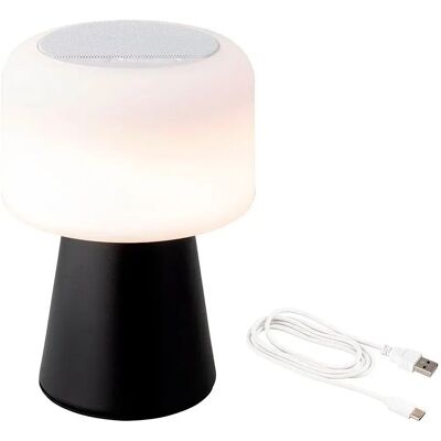 Lumineo - Lámpara LED con altavoz Bluetooth y cargador inalámbrico - 894415 Lumineo - Lámpara LED con altavoz Bluetooth y cargador inalámbrico - 894415