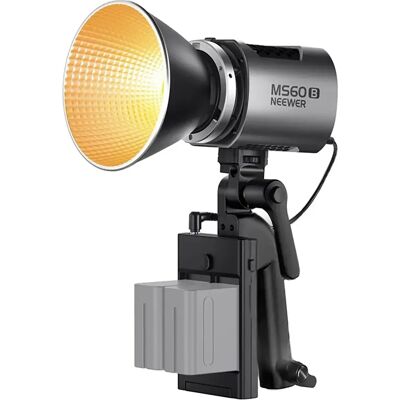 Neewer Foco Led Ms60b Black One Size Neewer Foco Led Ms60b Black One Size