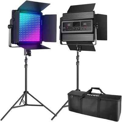 Neewer Foco Led Rgb1200 Black One Size Neewer Foco Led Rgb1200 Black One Size