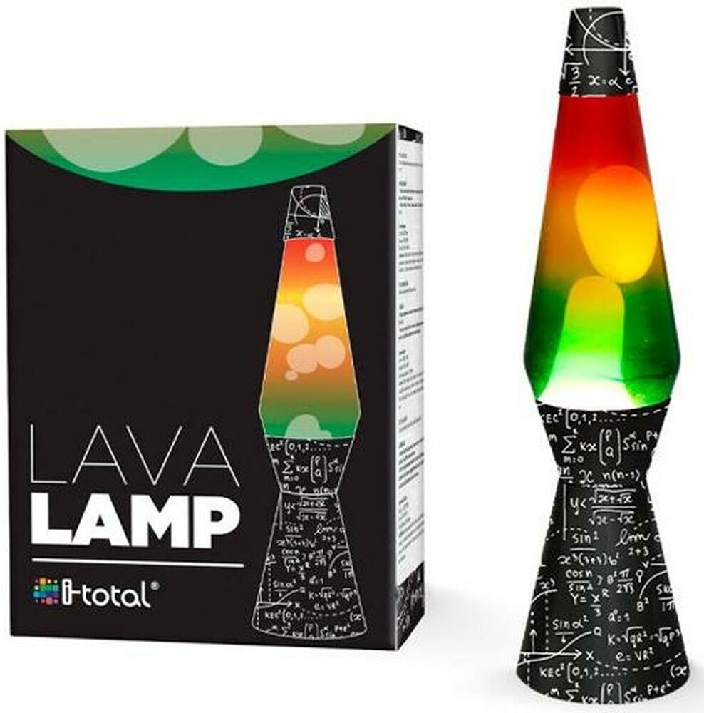 Itotal Numbers Lava Lamp Multicolor