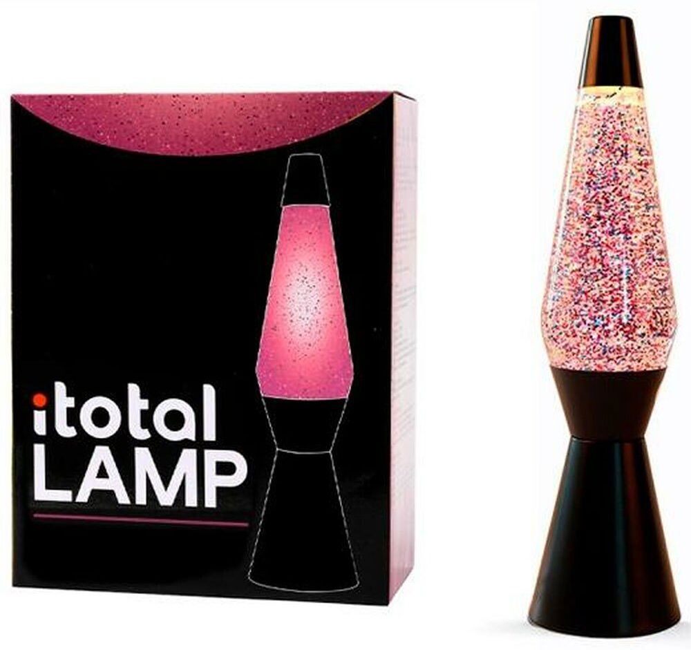 Itotal Purpurine 36 Cm Lava Lamp Transparente