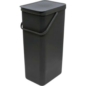 Brabantia Papelera De Reciclaje Sort & Go Bin 40l Grey One Size Brabantia Papelera De Reciclaje Sort & Go Bin 40l Grey One Size