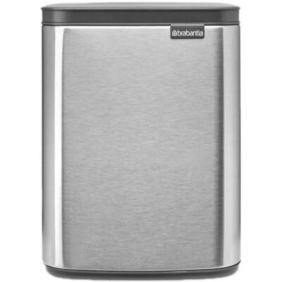 Brabantia Cubo De Basura Bo 7l Matt Steel Fingerprint Proof One Size Brabantia Cubo De Basura Bo 7l Matt Steel Fingerprint Proof One Size