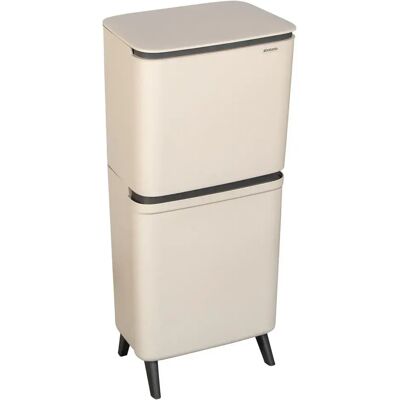 Brabantia Cubo De Basura Sortup Hi 20+25l Soft Beige One Size Brabantia Cubo De Basura Sortup Hi 20+25l Soft Beige One Size