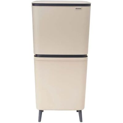 Brabantia Cubo De Basura Sortup Hi 25+10+10l Soft Beige One Size Brabantia Cubo De Basura Sortup Hi 25+10+10l Soft Beige One Size