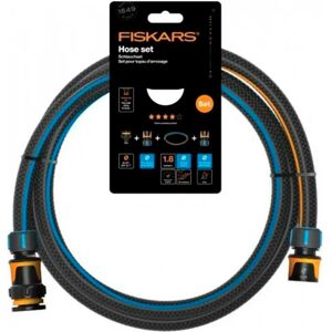 Fiskars Kit De Manguera De Jardín 1.8 M Black / Blue One Size Fiskars Kit De Manguera De Jardín 1.8 M Black / Blue One Size