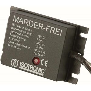 Isotronic Dispositivo Repelente De Comadrejas Para Exteriores Black One Size Isotronic Dispositivo Repelente De Comadrejas Para Exteriores Black One Size