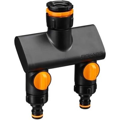 Fiskars Conector De Doble Pulsación Confort Con Apertura/cierre Black / Orange One Size Fiskars Conector De Doble Pulsación Confort Con Apertura/cierre Black / Orange One Size