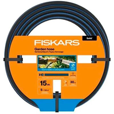 Manguera de jardín Fiskars - 15m resistente, 30 bar, UV y congelación Manguera de jardín Fiskars - 15m resistente, 30 bar, UV y congelación