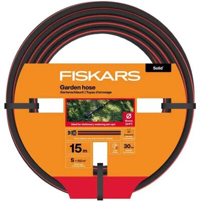Manguera de Jardín Fiskars 19mm (3/4") 15m Sólido - Manguera de Jardín Manguera de Jardín Fiskars 19mm (3/4") 15m Sólido - Manguera de Jardín