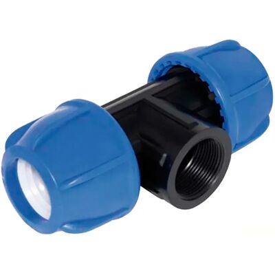 Cofan Conector T T 90º Pp Pn16 90x3x90 Black / Blue One Size Cofan Conector T T 90º Pp Pn16 90x3x90 Black / Blue One Size