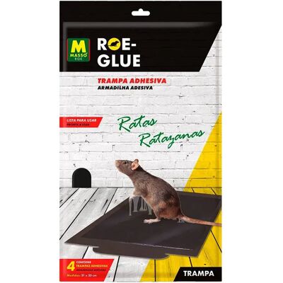 Masso Trampa Adhesiva Para Ratones Y Ratas 4 Piezas One Size Masso Trampa Adhesiva Para Ratones Y Ratas 4 Piezas One Size