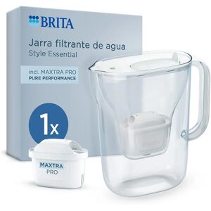 Brita Jarra Filtrante Style Essential Con 1 Filtro Maxtra Pro Pure Performance White One Size Brita Jarra Filtrante Style Essential Con 1 Filtro Maxtra Pro Pure Performance White One Size