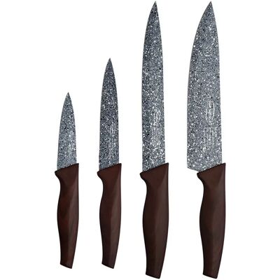 San Ignacio Juego De Cuchillos Daimiel 4 Unidades Gray One Size San Ignacio Juego De Cuchillos Daimiel 4 Unidades Gray One Size