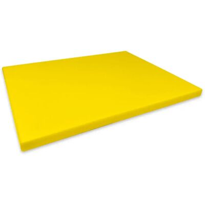 FAMESA - DENOX Tabla de cortar profesional - 400x300x20 mm - Amarillo FAMESA - DENOX Tabla de cortar profesional - 400x300x20 mm - Amarillo